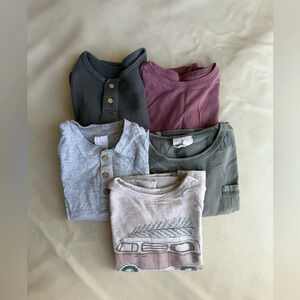 Bundle of boy shirts h&m, cotton on, and little co.